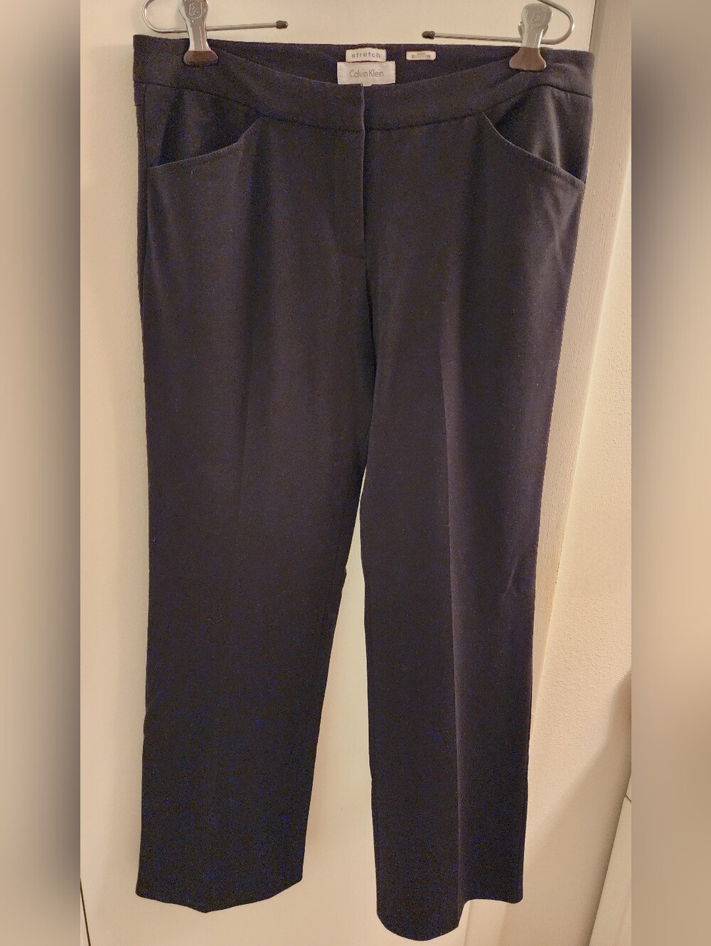 Calvin Klein Black Straight-Leg Pants